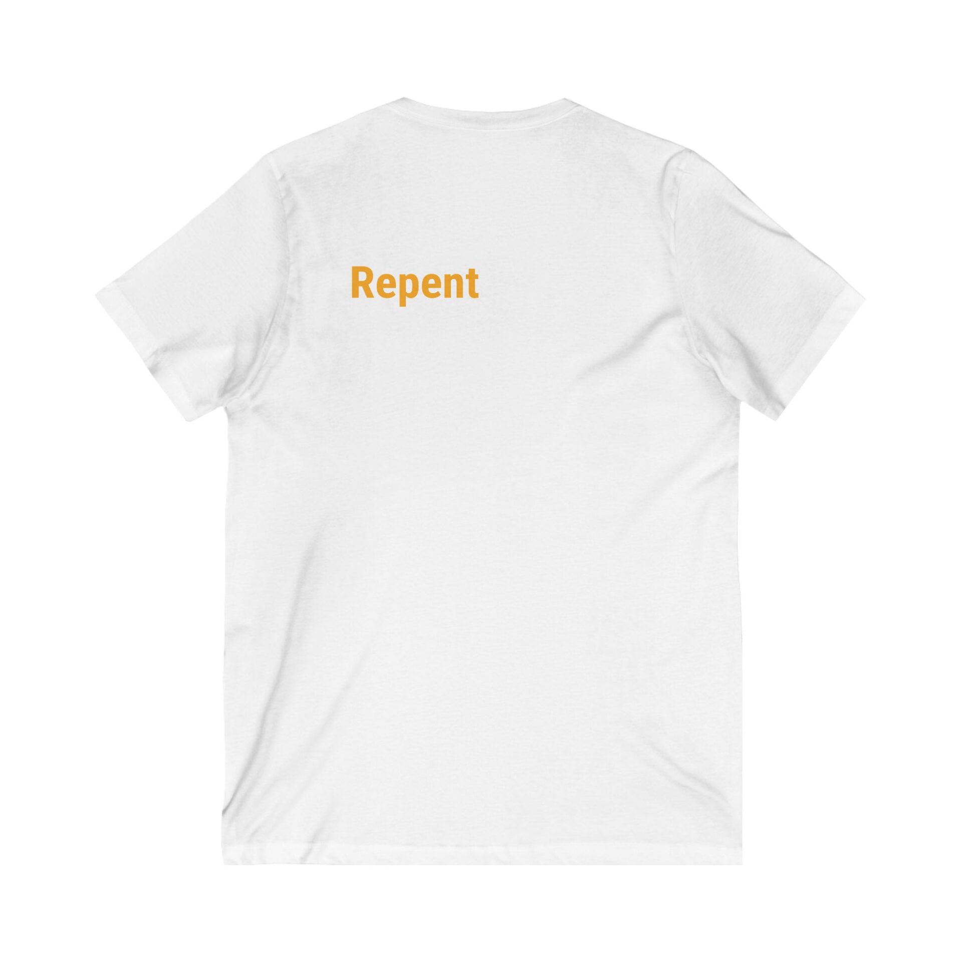 Unisex Jersey Short Sleeve V-Neck Tee - Image 2
