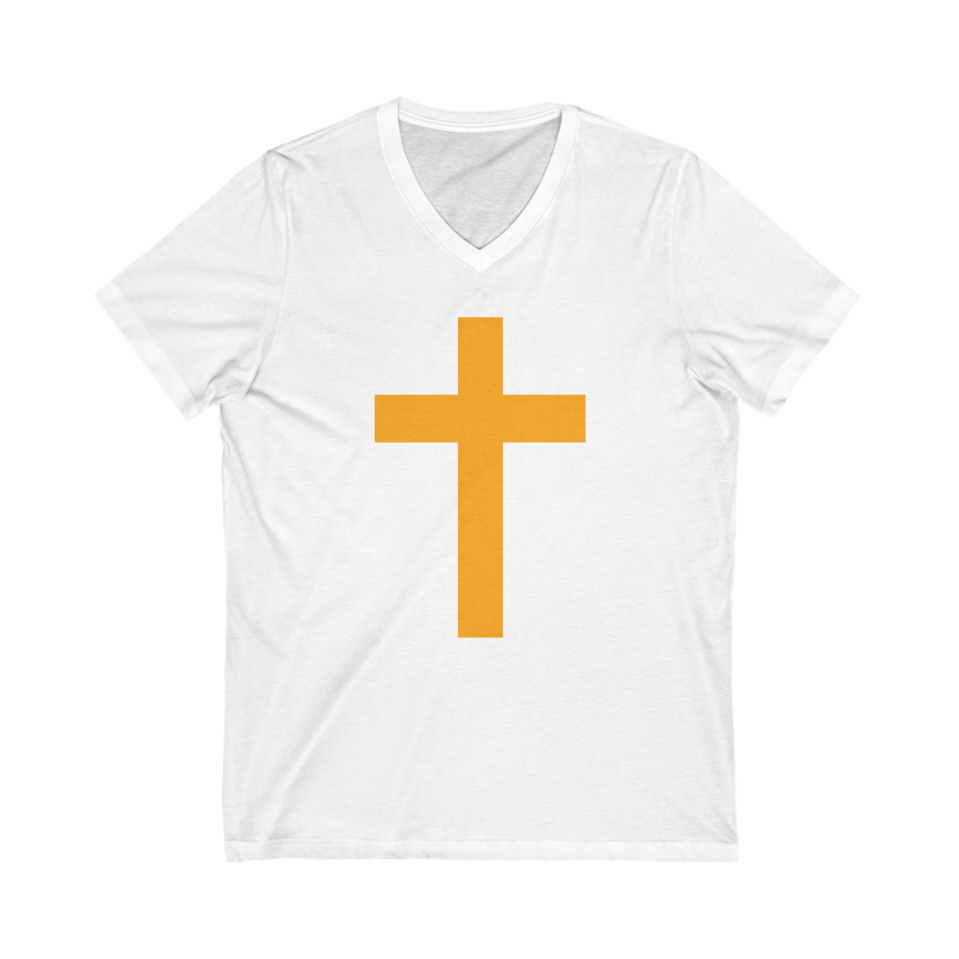 Unisex Jersey Short Sleeve V-Neck Tee