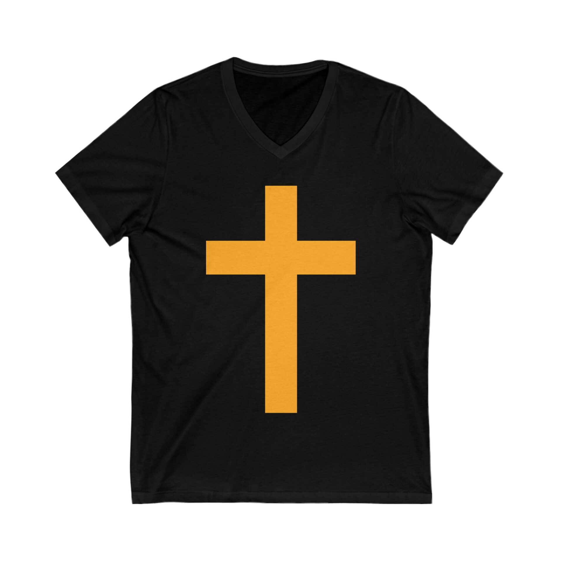 Unisex Jersey Short Sleeve V-Neck Tee - Image 2